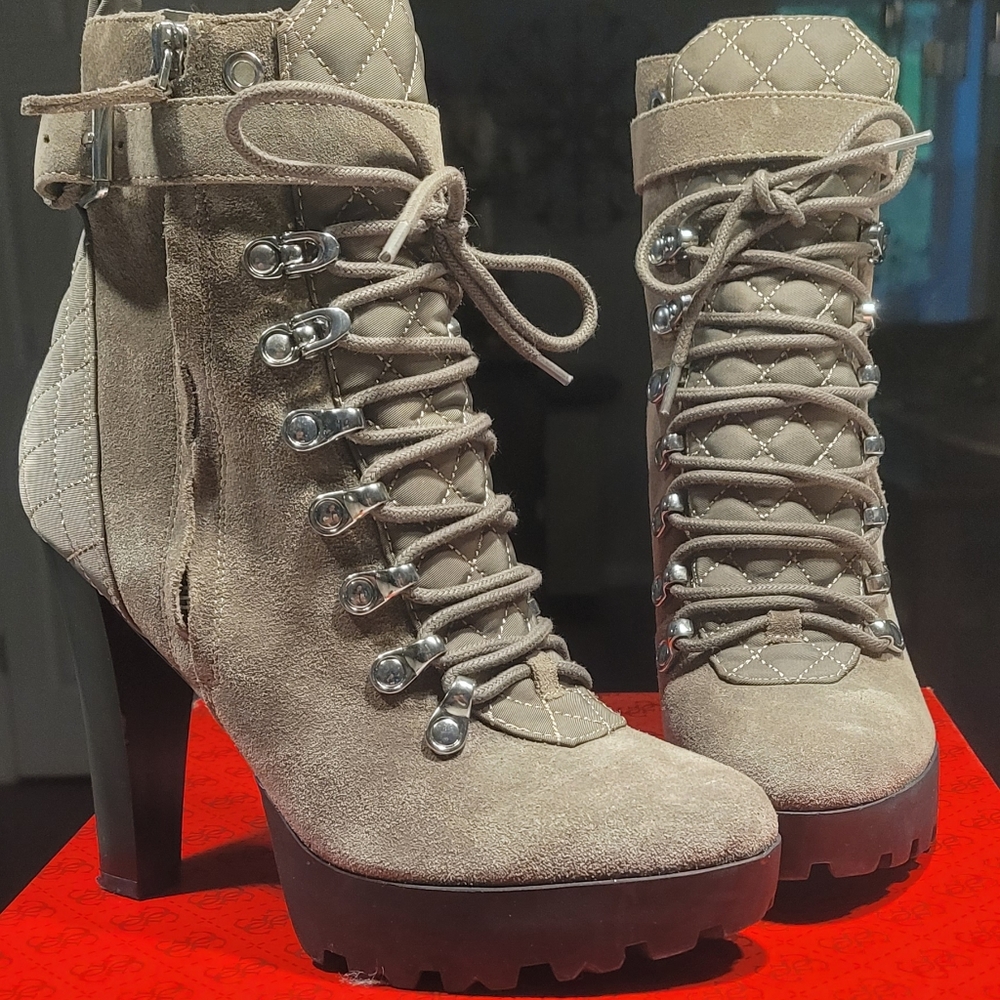 Guess 7 Suede Heel Boots